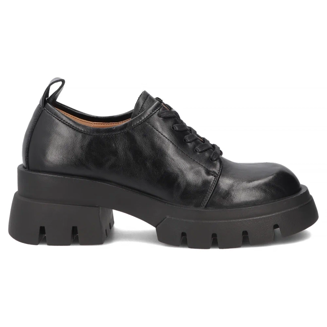 Leather shoes Filippo DP8156/26 BK black