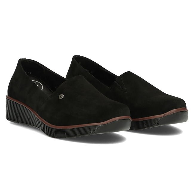 Leather shoes Filippo DP3628/22 BK black