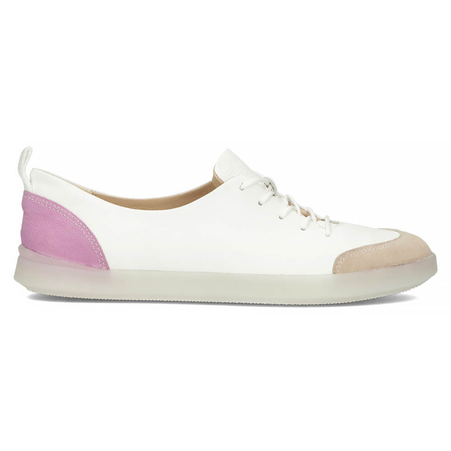 Skórzane półbuty Filippo N586 białe