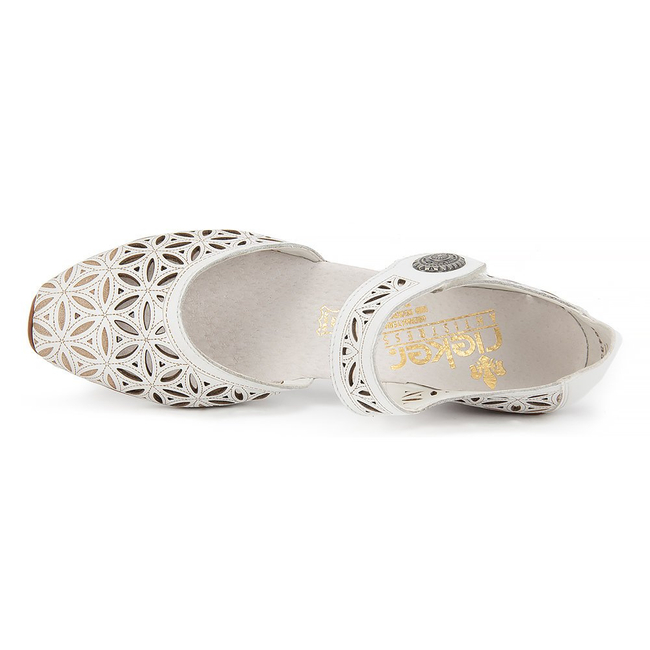 Sandals Rieker 43726-80 weiss white
