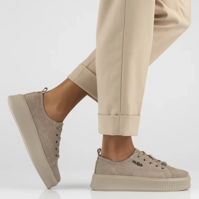 Leather shoes Filippo DP6122/25 TP taupe