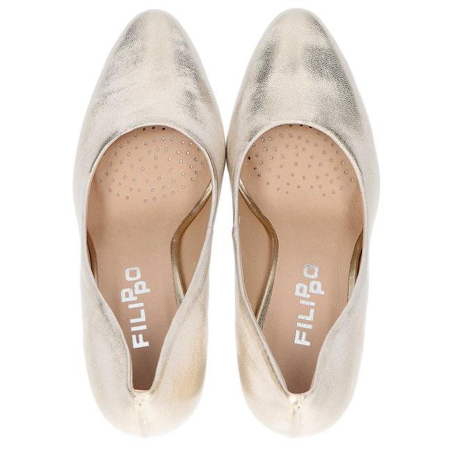 Filippo Shoes 2032 Gold Wiped