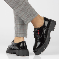 Leather shoes Filippo DP4140/22 BK black