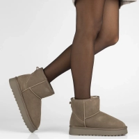 Leather snow boots Filippo DBT7329/26 TP beige