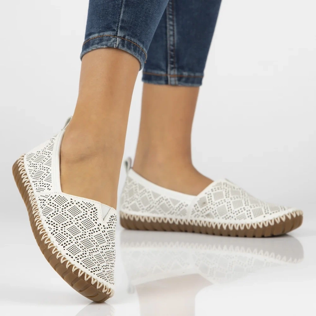 Leather Shoes Filippo M2851-80 white