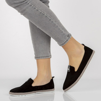 Leather shoes Filippo DP081/21 BK black