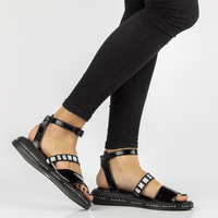 Wedge sandal Filippo DS2321/21 BK black