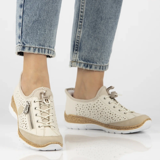 Rieker shoes N42V3-60 beige