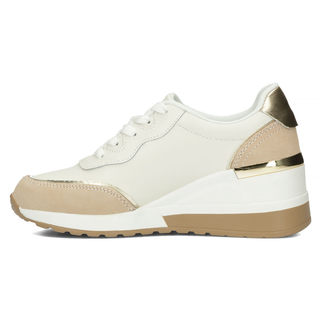 Leather sneakers Filippo DP4660/23 WH BE white