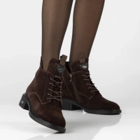 Leather ankle boots Filippo DBT7952/26 D BR brown