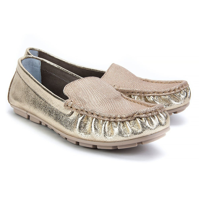 Loafers Lemar 10058 Krysztalki Zloto + Roma Zloto