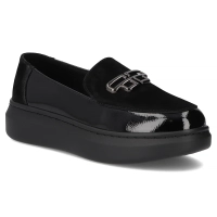 Leather shoes Filippo DP7216/25 BK black