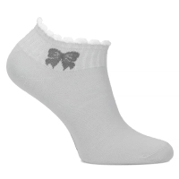 Women's Socks 2508-7 grey bow