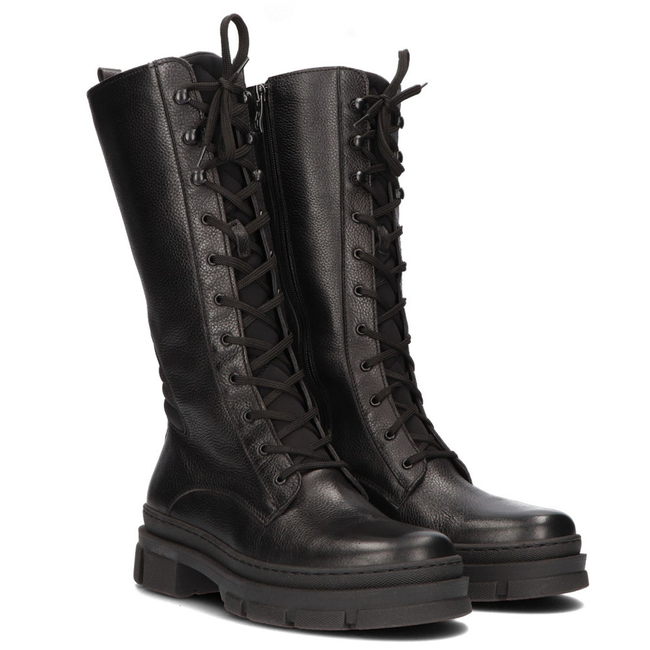 Leather boots Simen 4316A Black