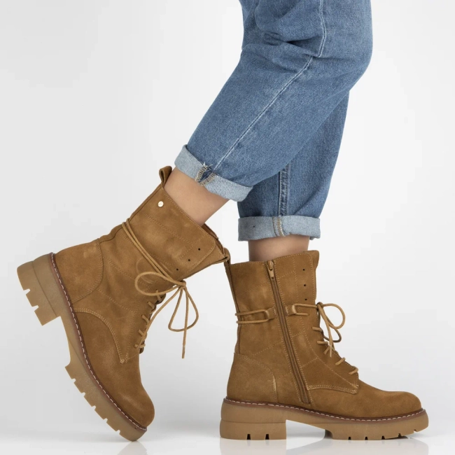 Leather ankle boots Filippo DBT7263/25 CA brown