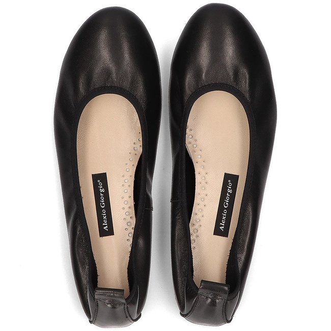 Leather ballerinas Alexio Giorgio G10 black