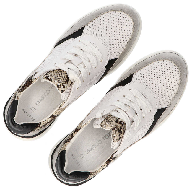 Shoes Marco Tozzi 2-23712-34 118 White Snake