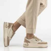 Leather sneakers Filippo DP7116/25 BE Beige
