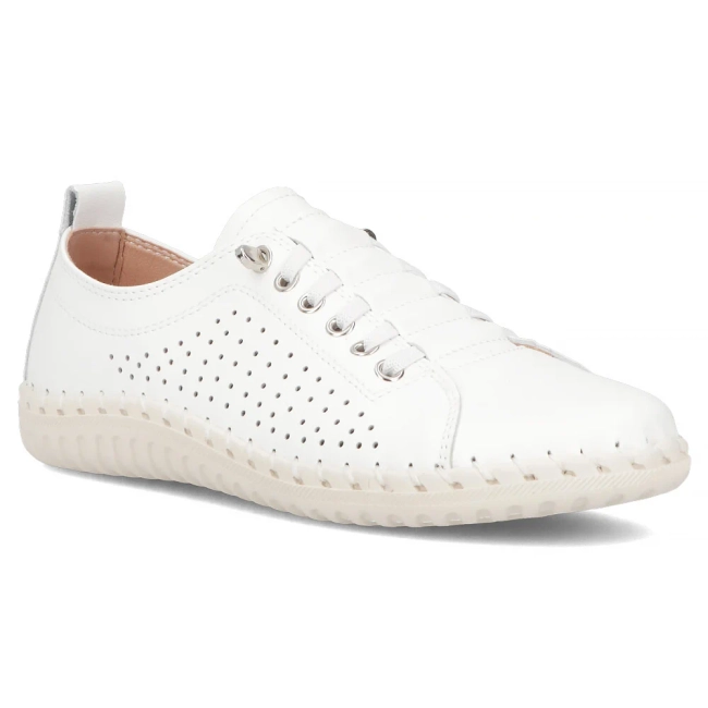 Leather shoes Filippo DP6735/25 WH white