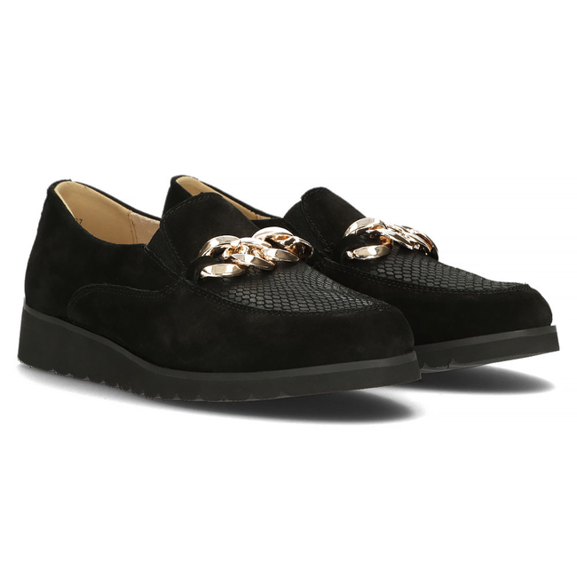 Leather shoes Filippo DP3696/22 BK black