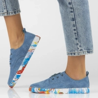 Leather shoes Filippo DP6206/24 BL blue