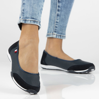 Leather shoes Filippo DP142/23 NV navy blue