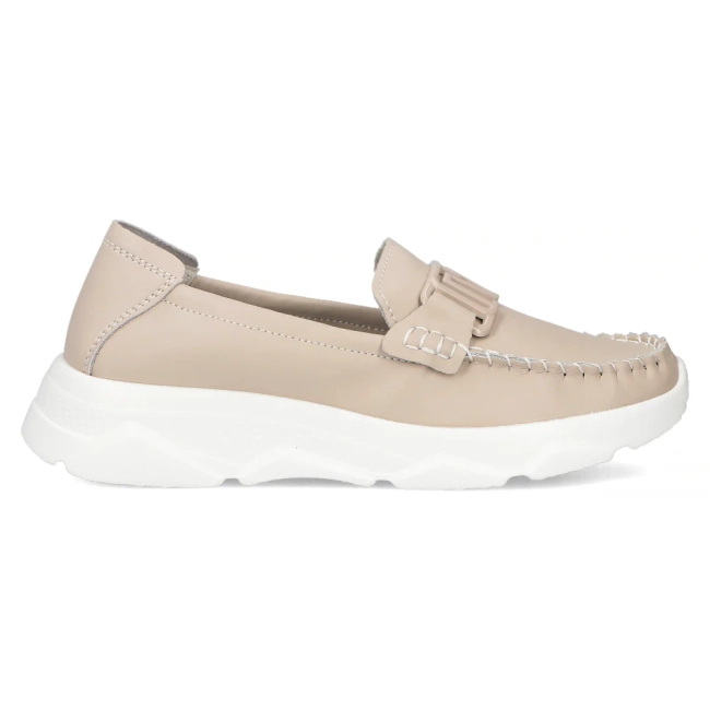 Leather shoes Filippo DP6763/25 BE beige