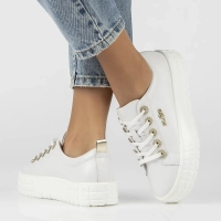 Leather shoes Filippo DP6237/24 WH white