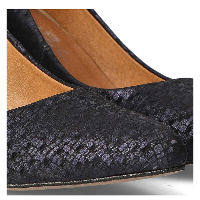 Czółenka Filippo Premium 2031 S-220 granatowe