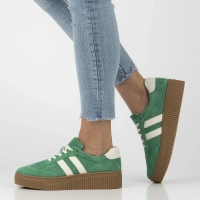 Leather sneakers Filippo DP6776/25 GE green