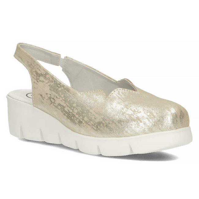 Leather shoes DP4558/23 GO gold