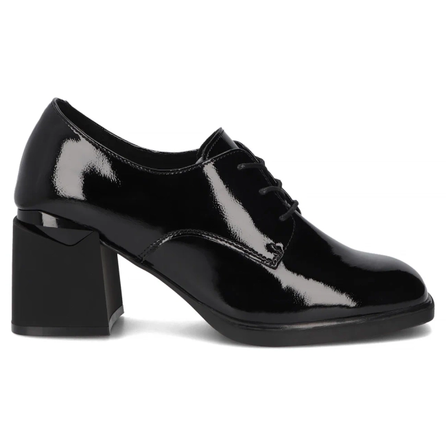 Leather shoes Filippo DP7397/25 BK L black