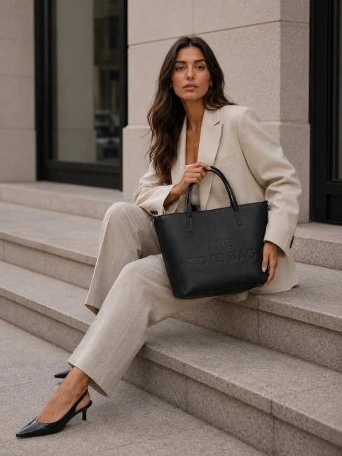 Black handbag Tote