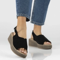 Leather sandals Filippo DS7646/26 BK black
