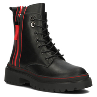 Leather boots Filippo DBT3966/22 BK black