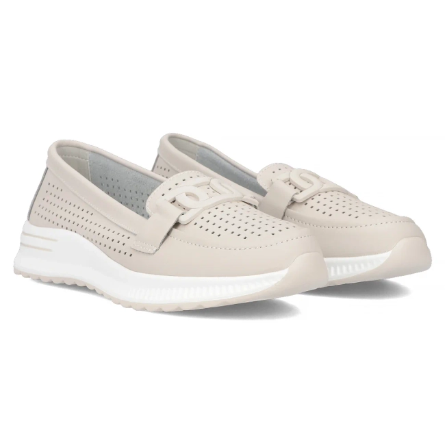 Leather shoes Filippo DP4400/25 BE beige