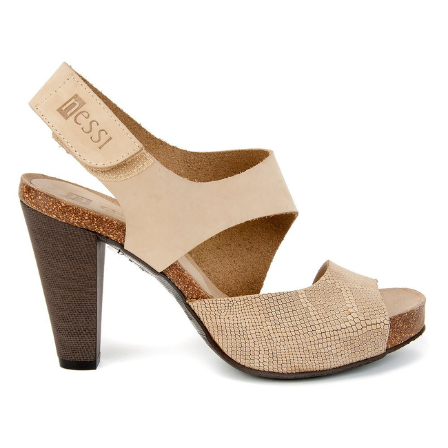 Sandals Nessi 42103 Beige 114 + Beige Cobra