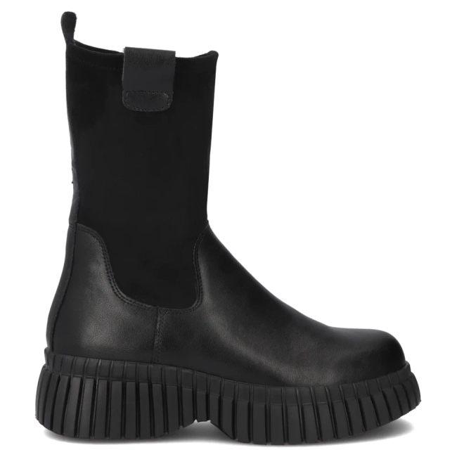 Leather ankle boots Filippo DBT7163/25 BK black