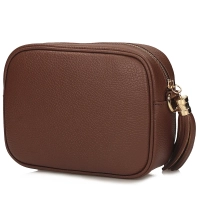 Leather handbag Toscanio G88 brown