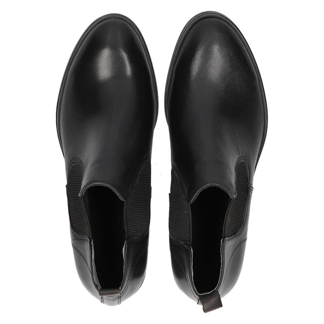 Leather ankle boots Filippo 811 black face