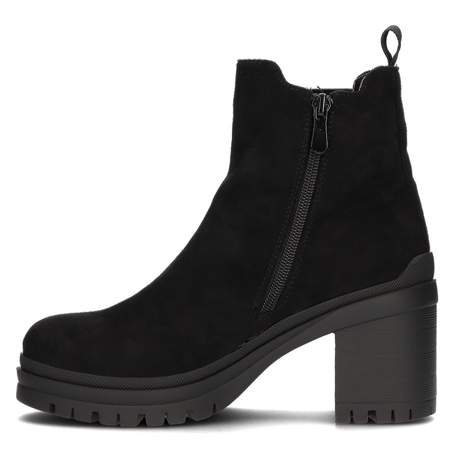 Botki na obcasie Filippo DBT3040/22 BK czarne