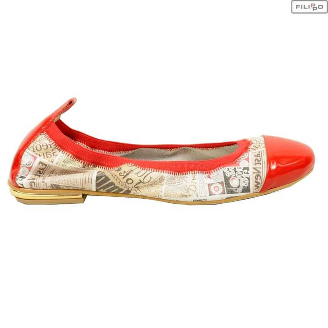 Ballerina PRESTIGE 900 red/newspaper 8020972