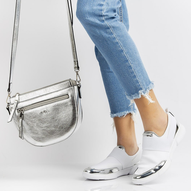 Półbuty MCKEY DSP145/17 SI/WH białe