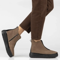 Leather ankle boots Filippo DBT8264/26 BE beige