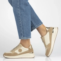 Leather sneakers Filippo DP7106/25 BE beige