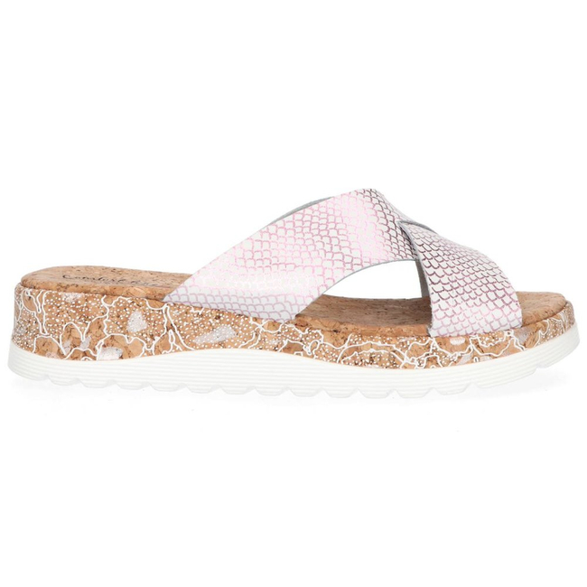 Leather flip-flops Filippo DK1232/20 PI pink