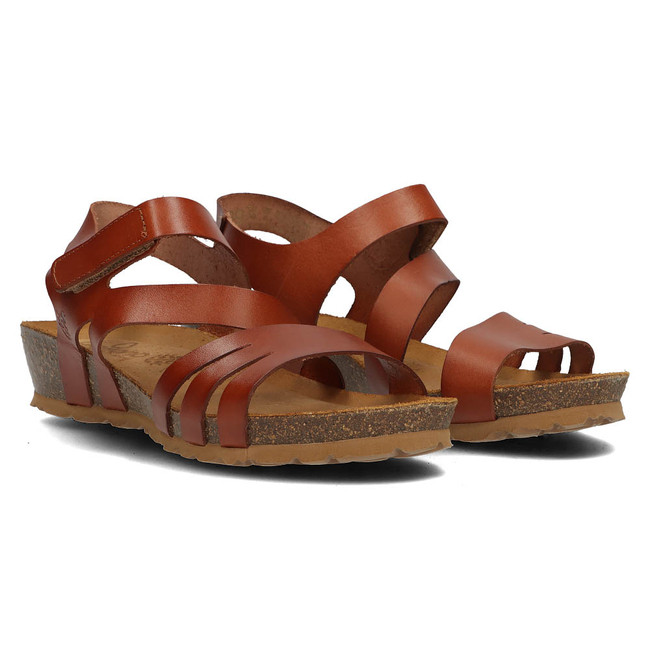 Leather sandals Yokono MONACO-180 brown