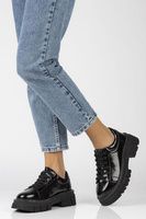 Leather shoes Filippo DP3940/22 BK black