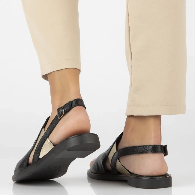 Leather sandals Filippo 40385 black