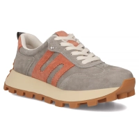 Skórzane sneakersy Filippo DP6743/26 KH OR khaki